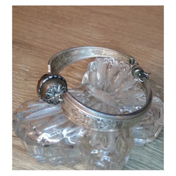 Handcrafted Silver Plated Upcycled Vintage Spoon Jewelry Bracelet Magnetic Fun. - Picture 3 of 4